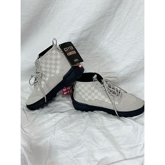 Vans Checkerboard Colfax cold weather leather boot, unisex men’s 7/ wms 8.5 NWT - Picture 5 of 14